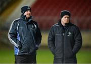 4 March 2017; Monaghan manager Malachy O'Rourke, left, along with selector Leo McBride before the Allianz Football League Division 1 Round 4 match between Tyrone and Monaghan at Healy Park in Omagh, Co Tyrone. Photo by Oliver McVeigh/Sportsfile