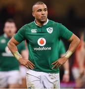 10 March 2017; Simon Zebo of Ireland following the RBS Six Nations Rugby Championship match between Wales and Ireland at the Principality Stadium in Cardiff, Wales. Photo by Stephen McCarthy/Sportsfile