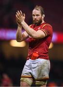 10 March 2017; Alun Wyn Jones of Wales following the RBS Six Nations Rugby Championship match between Wales and Ireland at the Principality Stadium in Cardiff, Wales. Photo by Stephen McCarthy/Sportsfile