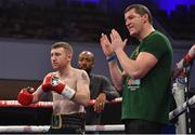 10 March 2017; Paddy Barnes ahead of his bout against Adrian Dimas Garzon in the Waterfront Hall in Belfast. Photo by Ramsey Cardy/Sportsfile
