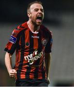 10 March 2017; Keith Ward of Bohemians celebrates scoring his side's second goal during the SSE Airtricity League Premier Division match between Bohemians and Bray Wanderers at Dalymount Park in Dublin. Photo by David Fitzgerald/Sportsfile
