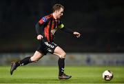 10 March 2017; Derek Pender of Bohemians during the SSE Airtricity League Premier Division match between Bohemians and Bray Wanderers at Dalymount Park in Dublin. Photo by David Fitzgerald/Sportsfile