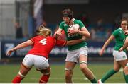 11 March 2017; Marie Louise Reilly of Ireland is tackled by Rebecca Rowe of Wales during the RBS Women's Six Nations Rugby Championship match between Wales and Ireland at BT Sport Arms Park, Cardiff, Wales. Photo by Darren Griffiths/Sportsfile