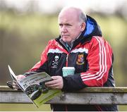 11 March 2017; University College Cork Director of Sport Declan Kidney watches the O'Connor Cup Semi Final match between UCD and UCC at Connacht Gaelic Athletic Association Centre of Excellence in Cloonacurry, Knock, Co. Mayo. Photo by Matt Browne/Sportsfile