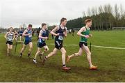 11 March 2017; Competitors in the Inter Boys race during the Irish Life Health All Ireland Schools Cross Country at Mallusk Playing Fields in Newtownabbey, Co. Antrim. Photo by Oliver McVeigh/Sportsfile