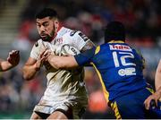 11 March 2017; Charles Piutau of Ulster in action against Tommaso Castello of Zebre  during the Guinness PRO12 Round 9 Refixture match between Ulster and Zebre at Kingspan Stadium in Belfast. Photo by Oliver McVeigh/Sportsfile