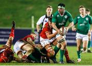 11 March 2017; Paul Boyle of Ireland attempts to break through the Welsh defence during the RBS U20 Six Nations Rugby Championship match between Wales and Ireland at Parc Eirias in Colwyn Bay, Wales. Photo by Simon Bellis/Sportsfile