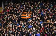 11 March 2017; A Kilkenny supporter, amongst the attendance of 14,763, flies a flag in support during the Allianz Hurling League Division 1A Round 4 match between Tipperary and Kilkenny at Semple Stadium in Thurles, Co. Tipperary. Photo by Ray McManus/Sportsfile