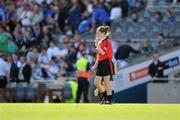 14 August 2011; Referee Caileigh O'Reilly, St. Joseph's N.S., Ballybrown, Limerick. Go Games Exhibition - Sunday 14th August 2011, Croke Park, Dublin. Picture credit: Ray McManus / SPORTSFILE