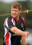 16 August 2011; Ulster Captain Johan Muller during squad training ahead of his side's pre-season friendly against Neath on Friday. Ulster Rugby Squad Training, Newforge Training Ground, Belfast, Co. Antrim. Picture credit: Oliver McVeigh / SPORTSFILE