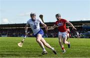 12 March 2017; Stephen Bennett of Waterford in action against Damian Cahalane of Cork during the Allianz Hurling League Division 1A Round 4 match between Waterford and Cork at Walsh Park in Waterford. Photo by Stephen McCarthy/Sportsfile