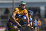 12 March 2017; Aaron Shanagher of Clare in action against Eoghan O'Donnell of Dublin during the Allianz Hurling League Division 1A Round 4 match between Clare and Dublin at Cusack Park in Ennis, Co. Clare. Photo by Ray McManus/Sportsfile