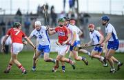 12 March 2017; Seamus Harnedy of Cork in action against Shane Bennett and Kevin Moran of Waterford during the Allianz Hurling League Division 1A Round 4 match between Waterford and Cork at Walsh Park in Waterford. Photo by Stephen McCarthy/Sportsfile