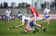 12 March 2017; Stephen Bennett of Waterford in action against Damian Cahalane of Cork during the Allianz Hurling League Division 1A Round 4 match between Waterford and Cork at Walsh Park in Waterford. Photo by Stephen McCarthy/Sportsfile