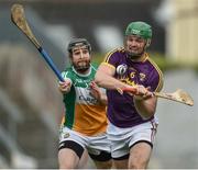 12 March 2017; Matthew O'Hanlon of Wexford in action against James Mulrooney of Offaly during the Allianz Hurling League Division 1B Round 4 match between Offaly and Wexford at O’Connor Park in Tullamore, Co. Offaly. Photo by David Maher/Sportsfile