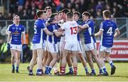 12 March 2017; Tyrone and Cavan players involved in a first half dispute during the Allianz Football League Division 1 Round 3 Refixture match between Tyrone and Cavan at Healy Park in Omagh, Co. Tyrone. Photo by Oliver McVeigh/Sportsfile