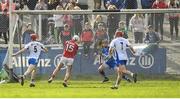 12 March 2017; Luke Meade of Cork shoots to score his side's first goal during the Allianz Hurling League Division 1A Round 4 match between Waterford and Cork at Walsh Park in Waterford. Photo by Stephen McCarthy/Sportsfile