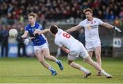 12 March 2017; Stephen Murray of Cavan in action against Colm Cavanagh of Tyrone during the Allianz Football League Division 1 Round 3 Refixture match between Tyrone and Cavan at Healy Park in Omagh, Co. Tyrone. Photo by Oliver McVeigh/Sportsfile