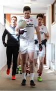 12 March 2017; Sean Cavanagh of Tyrone leads his team out of the changing rooms before the Allianz Football League Division 1 Round 3 Refixture match between Tyrone and Cavan at Healy Park in Omagh, Co. Tyrone. Photo by Oliver McVeigh/Sportsfile