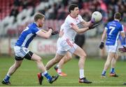 12 March 2017; Sean Cavanagh of Tyrone in action against Rory Dunne of Cavan during the Allianz Football League Division 1 Round 3 Refixture match between Tyrone and Cavan at Healy Park in Omagh, Co. Tyrone. Photo by Oliver McVeigh/Sportsfile