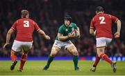 10 March 2017; Sean O'Brien of Ireland in action against Tomas Francis, left, and Ken Owens of Wales during the RBS Six Nations Rugby Championship match between Wales and Ireland at the Principality Stadium in Cardiff, Wales. Photo by Stephen McCarthy/Sportsfile