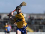12 March 2017; Ian Galvin of Clare during the Allianz Hurling League Division 1A Round 4 match between Clare and Dublin at Cusack Park in Ennis, Co. Clare. Photo by Ray McManus/Sportsfile