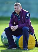 14 March 2017; Keith Earls of Ireland looks on during squad training at Carton House in Maynooth, Co Kildare. Photo by Brendan Moran/Sportsfile