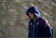 14 March 2017; Robbie Henshaw of Ireland arrives ahead of squad training at Carton House in Maynooth, Co Kildare. Photo by David Fitzgerald/Sportsfile