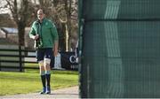 14 March 2017; Devin Toner of Ireland arrives for squad training at Carton House in Maynooth, Co Kildare. Photo by Brendan Moran/Sportsfile