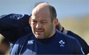 14 March 2017; Ireland captain Rory Best during squad training at Carton House in Maynooth, Co Kildare. Photo by Brendan Moran/Sportsfile
