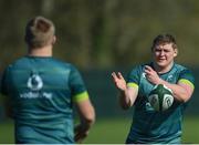 14 March 2017; Tadgh Furlong of Ireland during squad training at Carton House in Maynooth, Co Kildare. Photo by David Fitzgerald/Sportsfile