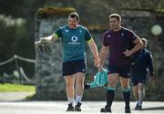 14 March 2017; Jack McGrath, left, and CJ Stander arrive ahead of squad training at Carton House in Maynooth, Co Kildare. Photo by David Fitzgerald/Sportsfile