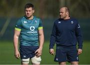 14 March 2017; CJ Stander, left, and Rory Best of Ireland during squad training at Carton House in Maynooth, Co Kildare. Photo by David Fitzgerald/Sportsfile