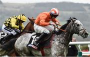14 March 2017; Labaik, right, with Jack Kennedy up, on their way to winning the Sky Bet Supreme Novices' Hurdle during the Cheltenham Racing Festival at Prestbury Park, in Cheltenham, England. Photo by Seb Daly/Sportsfile