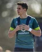 14 March 2017; Joey Carbery of Ireland arrives ahead of squad training at Carton House in Maynooth, Co Kildare. Photo by David Fitzgerald/Sportsfile