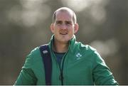 14 March 2017; Devin Toner of Ireland arrives ahead of squad training at Carton House in Maynooth, Co Kildare. Photo by David Fitzgerald/Sportsfile