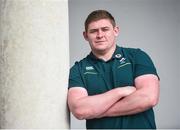 14 March 2017; Tadhg Furlong of Ireland poses for a portrait following a press conference at Carton House in Maynooth, Co Kildare. Photo by David Fitzgerald/Sportsfile