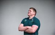 14 March 2017; Tadhg Furlong of Ireland poses for a portrait following a press conference at Carton House in Maynooth, Co Kildare. Photo by David Fitzgerald/Sportsfile