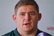 14 March 2017; Tadhg Furlong of Ireland during a press conference at Carton House in Maynooth, Co Kildare. Photo by Brendan Moran/Sportsfile