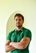 14 March 2017; Iain Henderson of Ireland poses for a portrait after a press conference at Carton House in Maynooth, Co Kildare. Photo by Brendan Moran/Sportsfile