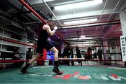 14 March 2017; Andy Lee during a workout session at Mendez Boxing Gym in New York, USA. Photo by Ramsey Cardy/Sportsfile