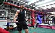 14 March 2017; Andy Lee during a workout session at Mendez Boxing Gym in New York, USA. Photo by Ramsey Cardy/Sportsfile