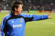 20 August 2011; San Jose Earthquakes coach Frank Yallop after the game. MLS, LA Galaxy v San Jose Earthquakes, The Home Depot Center, Carson, California, USA. Picture credit: Jake Roth / SPORTSFILE