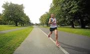 20 August 2011; Mark Hoey, from Meath, in action during the National Lottery Frank Duffy 10 Mile race, Phoenix Park, Dublin. Picture credit: Pat Murphy / SPORTSFILE
