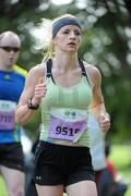 20 August 2011; Suzanne Sheehy, from Dublin, in action during the National Lottery Frank Duffy 10 Mile race, Phoenix Park, Dublin. Picture credit: Conor O Beolain / SPORTSFILE