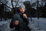 15 March 2017; Andy Lee poses for a portrait in Madison Square Park in New York, USA. Photo by Ramsey Cardy/Sportsfile