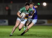 15 March 2017; James Lalor of Offaly in action against Danny Luttrell of Laois during the EirGrid Leinster GAA Football U21 Championship Semi-Final match between Offaly and Laois at Netwatch Cullen Park in Carlow. Photo by Matt Browne/Sportsfile