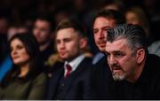 10 March 2017; John Conlan, right, and Carl Frampton in attendance at the Waterfront Hall in Belfast. Photo by Ramsey Cardy/Sportsfile