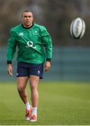 16 March 2017; Simon Zebo during Ireland rugby squad training at Carton House in Maynooth, Co Kildare. Photo by Stephen McCarthy/Sportsfile