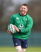 16 March 2017; Sean O'Brien during Ireland rugby squad training at Carton House in Maynooth, Co Kildare. Photo by Stephen McCarthy/Sportsfile